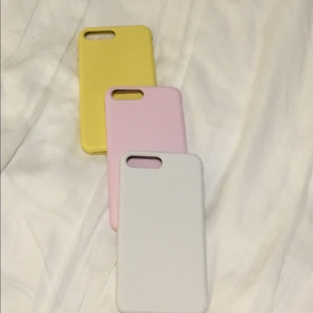 3 pack iPhone 6,7,8 plus silicone cases